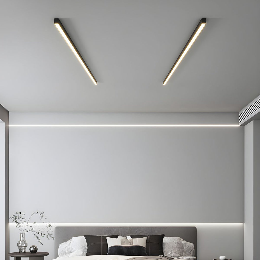 Solara Plafonnier Linéaire Ultra Fin Minimaliste Fonctionnel - image 24 | Maison Opale