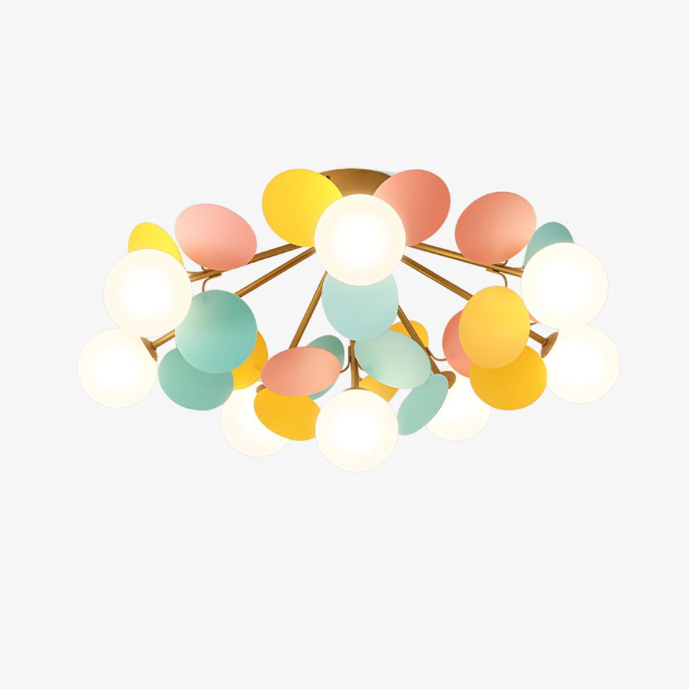 Solara Plafonnier Rond Macaron aux Couleurs Pastel - image 1 | Maison Opale