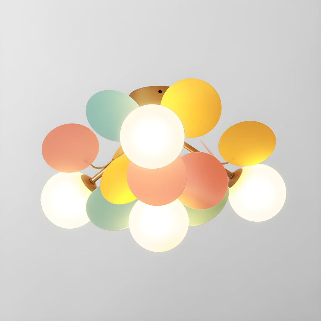 Solara Plafonnier Rond Macaron aux Couleurs Pastel - image 11 | Maison Opale