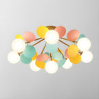 Solara Plafonnier Rond Macaron aux Couleurs Pastel - image 36 | Maison Opale