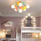 Solara Plafonnier Rond Macaron aux Couleurs Pastel - image 4 | Maison Opale