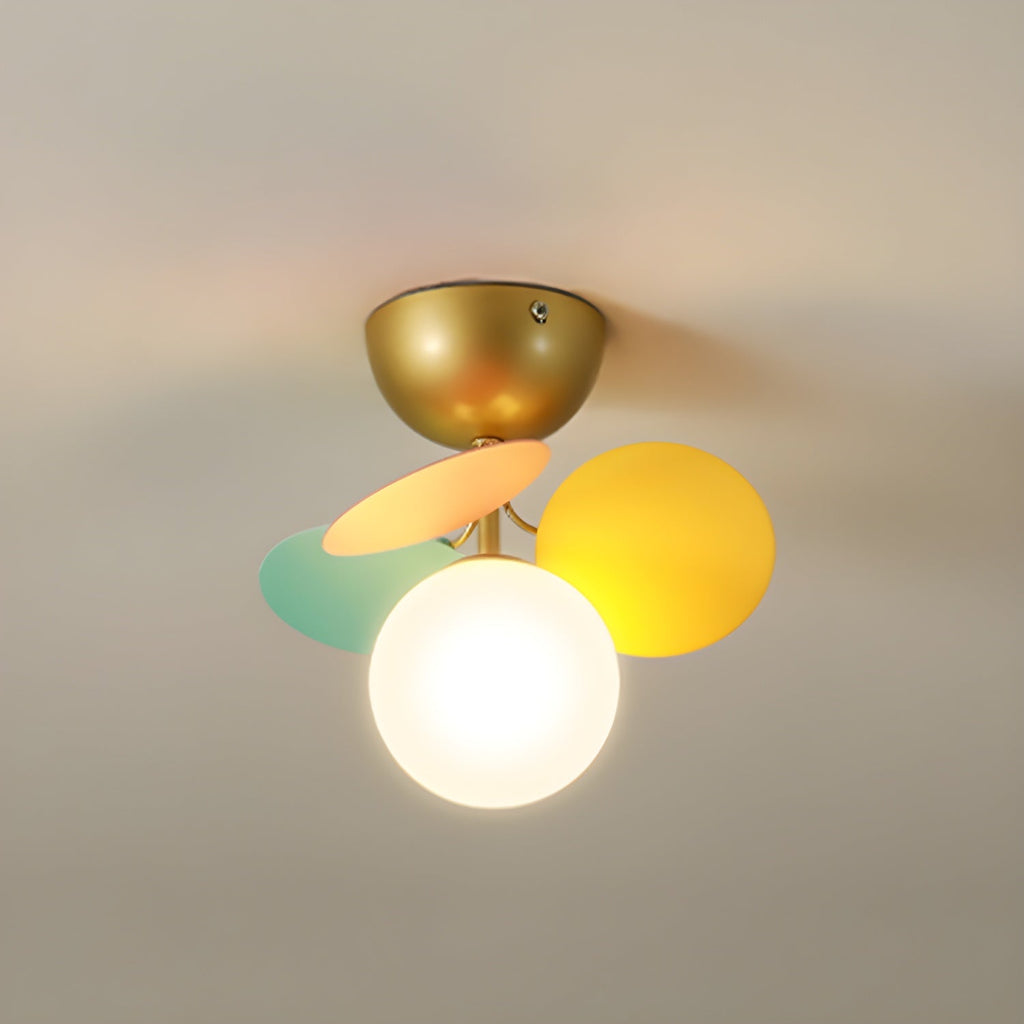 Solara Plafonnier Rond Macaron aux Couleurs Pastel - image 42 | Maison Opale