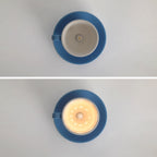 Teyo Moderne Tasses à Café Céramique Plafonnier Bleu/Rose/Jaune - image 9 | Maison Opale