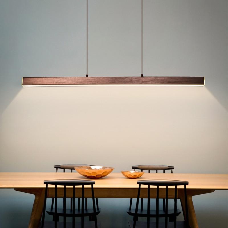 Thala Suspension Linéaire Moderne  Noir/Marron Salon - image 3 | Maison Opale