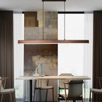 Thala Suspension Linéaire Moderne  Noir/Marron Salon - image 6 | Maison Opale
