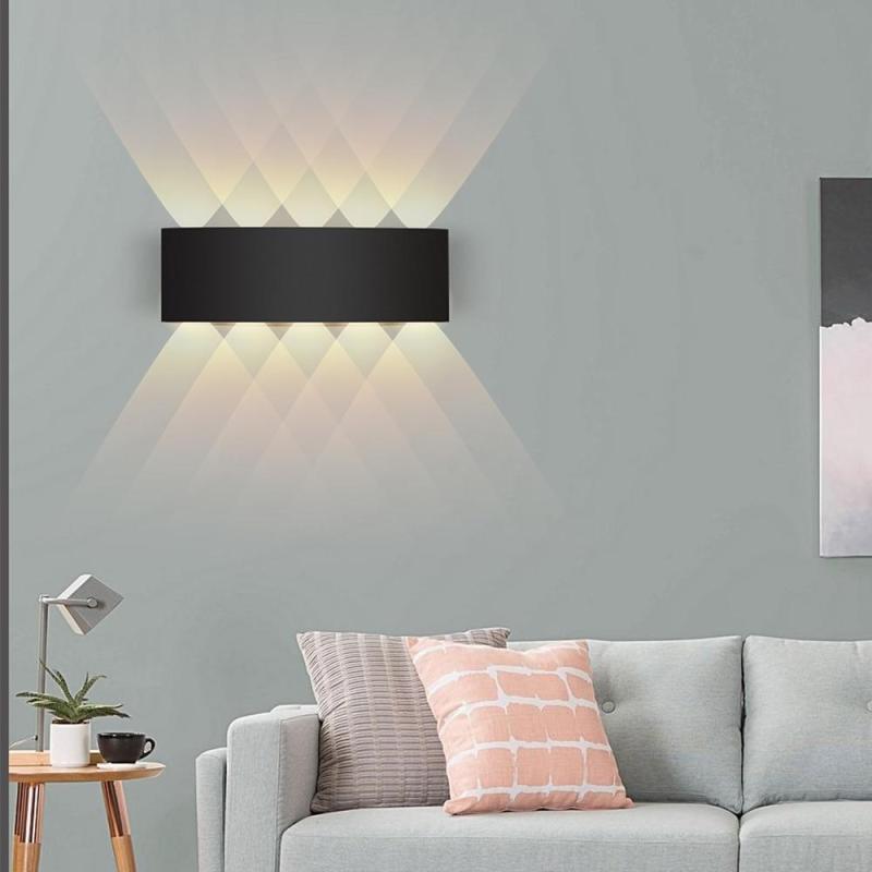Tronix Applique Murale Rectangulaire Moderne  Noir/Blanc. Corridor - image 12 | Maison Opale