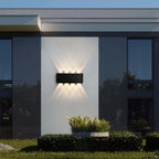 Tronix Applique Murale Rectangulaire Moderne  Noir/Blanc. Corridor - image 16 | Maison Opale