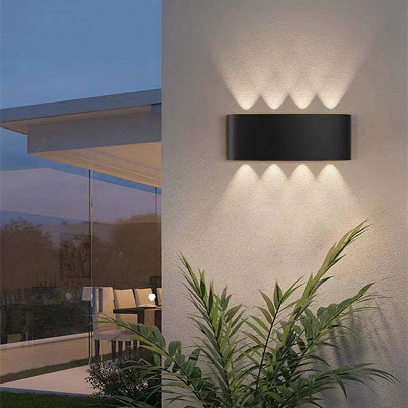 Tronix Applique Murale Rectangulaire Moderne  Noir/Blanc. Corridor - image 2 | Maison Opale