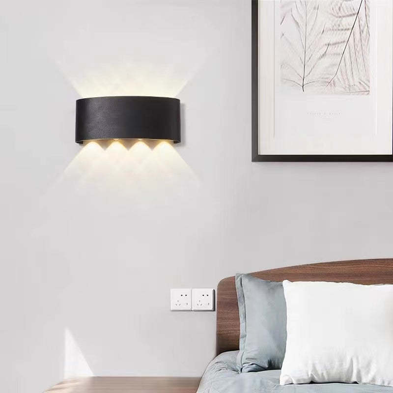 Tronix Applique Murale Rectangulaire Moderne  Noir/Blanc. Corridor - image 6 | Maison Opale