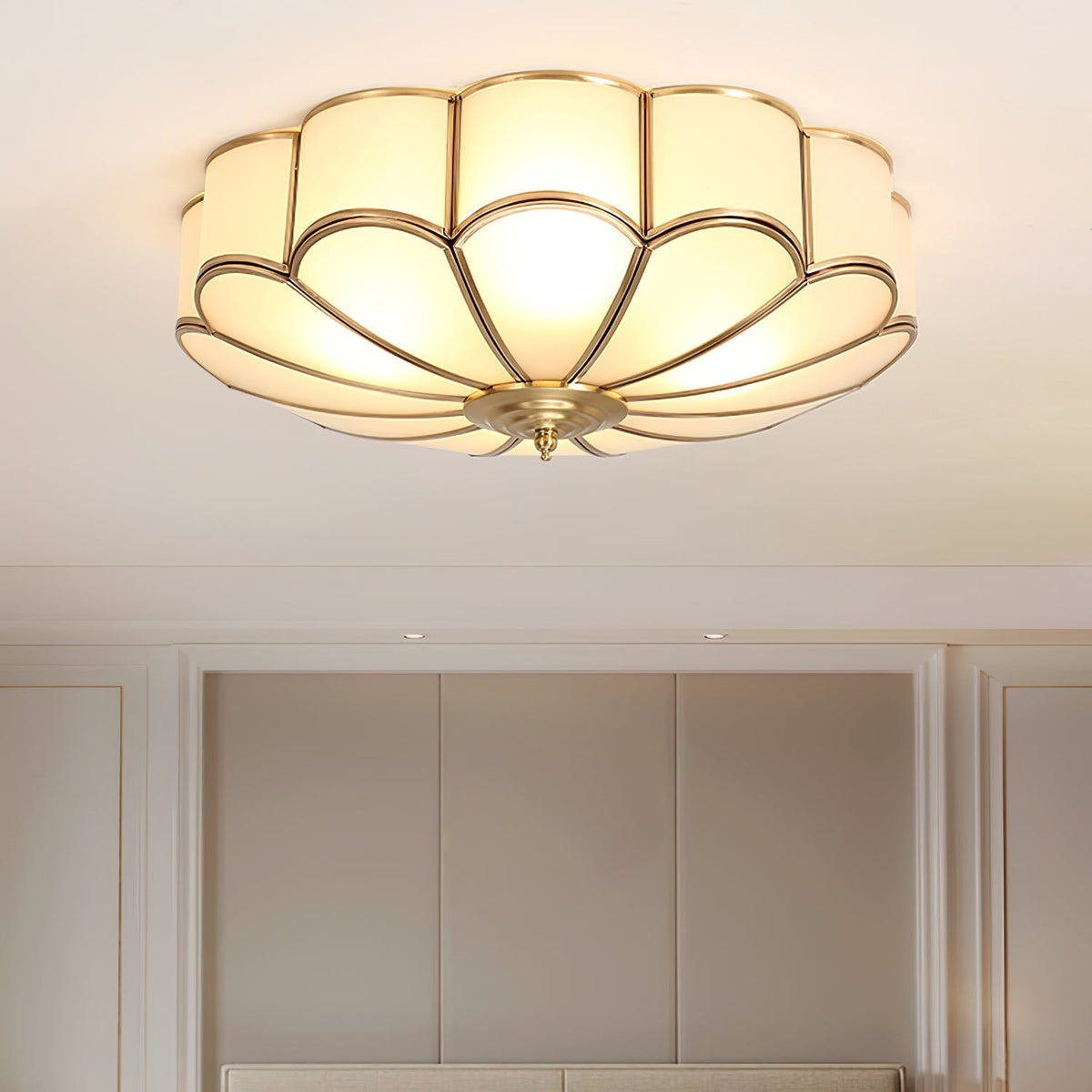 Ulira Plafonnier Design Fleur Verre - image 12 | Maison Opale