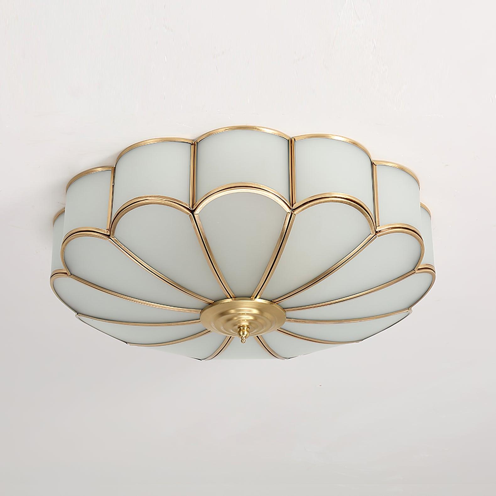 Ulira Plafonnier Design Fleur Verre - image 2 | Maison Opale