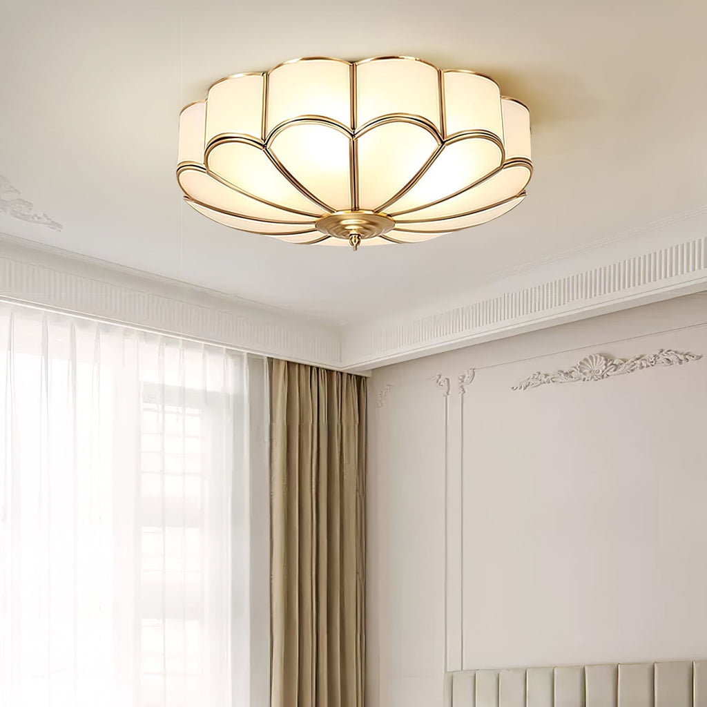 Ulira Plafonnier Design Fleur Verre - image 9 | Maison Opale