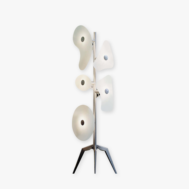 Valentina Lampadaire Design Géométrique Coloré, Métal/Résine, Salon - image 1 | Maison Opale