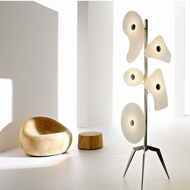 Valentina Lampadaire Design Géométrique Coloré, Métal/Résine, Salon - image 8 | Maison Opale