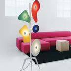 Valentina Lampadaire Design Géométrique Coloré, Métal/Résine, Salon - image 9 | Maison Opale