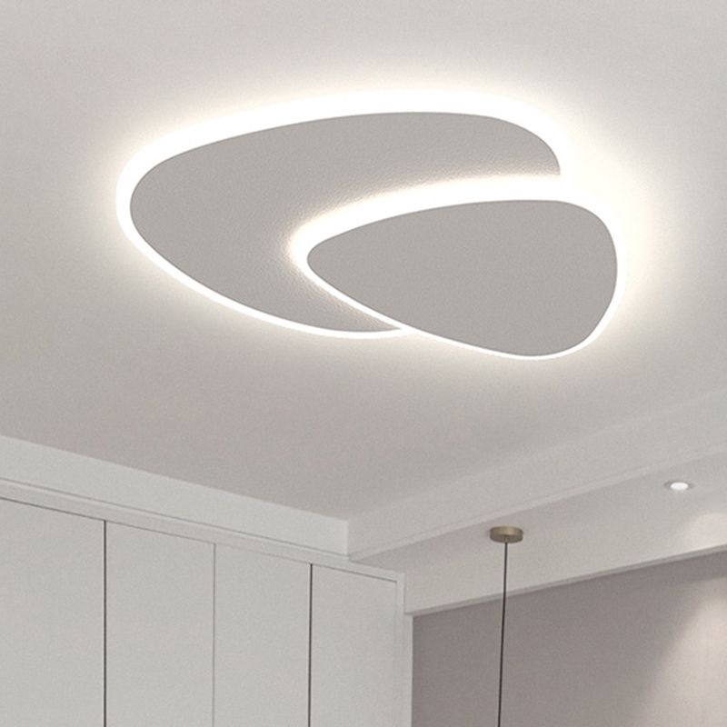 Zeno Plafonnier Triangle Moderne Blanc Salon - image 3 | Maison Opale