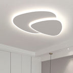 Zeno Plafonnier Triangle Moderne Blanc Salon - image 3 | Maison Opale