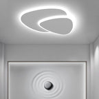 Zeno Plafonnier Triangle Moderne Blanc Salon - image 6 | Maison Opale