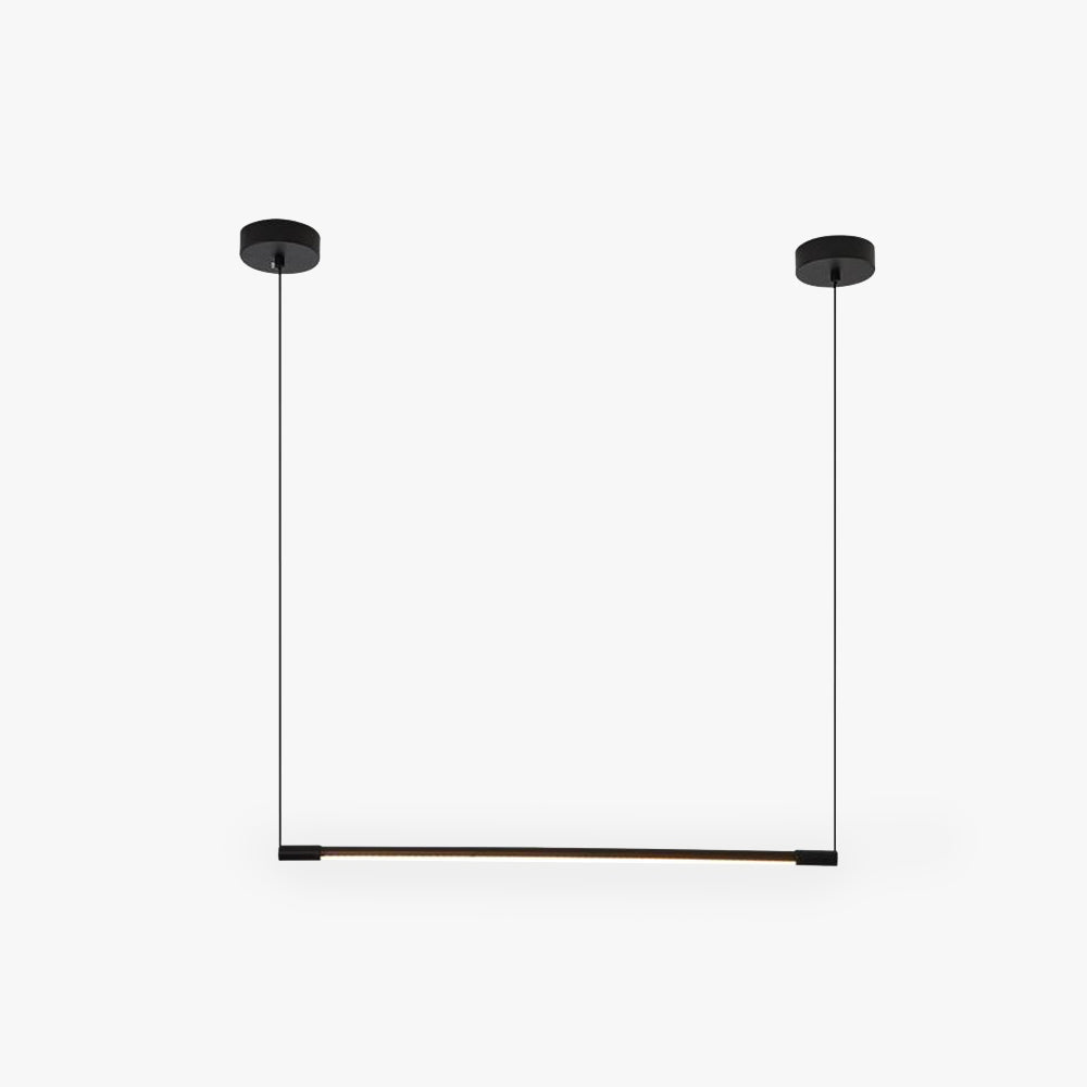 Zynar Suspension Linéaire Minimaliste Noir Chambre - image 1 | Maison Opale