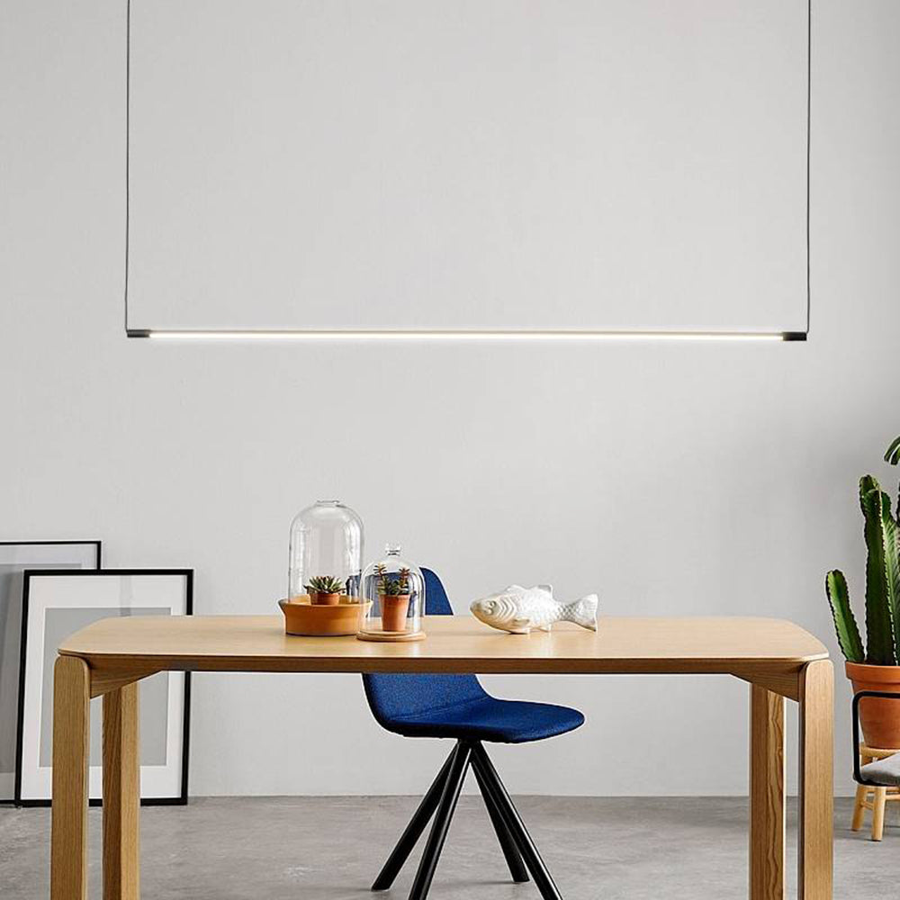 Zynar Suspension Linéaire Minimaliste Noir Chambre - image 5 | Maison Opale
