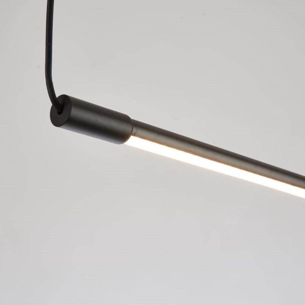 Zynar Suspension Linéaire Minimaliste Noir Chambre - image 6 | Maison Opale